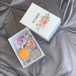 Set of 4 badge reels